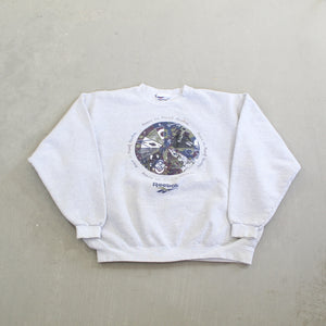 F- Vintage 90s Reebok Graphic Crewneck