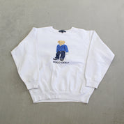 F- Vintage Ralph Lauren Polo Golf Teddy Bear Graphic Crewneck
