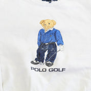 F- Vintage Ralph Lauren Polo Golf Teddy Bear Graphic Crewneck