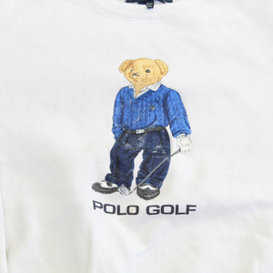 F- Vintage Ralph Lauren Polo Golf Teddy Bear Graphic Crewneck