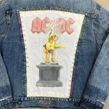 Load image into Gallery viewer, F- HOM AC/DC Nirvana Reworked Custom Denim Jacket
