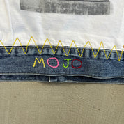 F- HOM AC/DC Nirvana Reworked Custom Denim Jacket