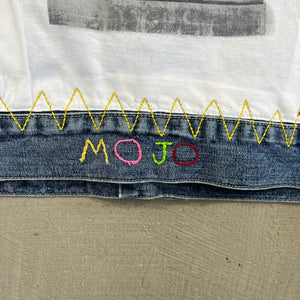 F- HOM AC/DC Nirvana Reworked Custom Denim Jacket