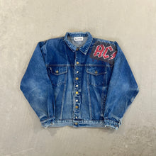 Load image into Gallery viewer, F- HOM AC/DC Blow Up Your Video Reworked Custom Denim Jacket
