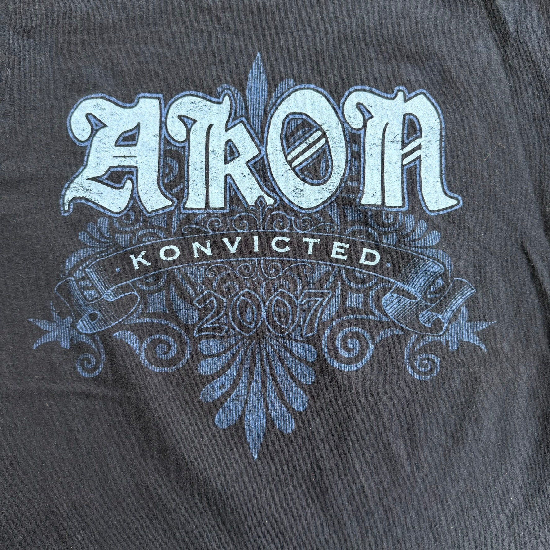 J- Vintage Akon Konvicted Picture Graphic Tee - M