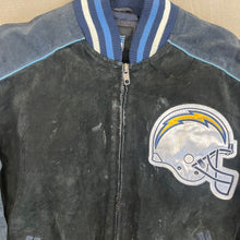 Load image into Gallery viewer, F- Vintage San Diego Chargers NFL Suede Jacket
