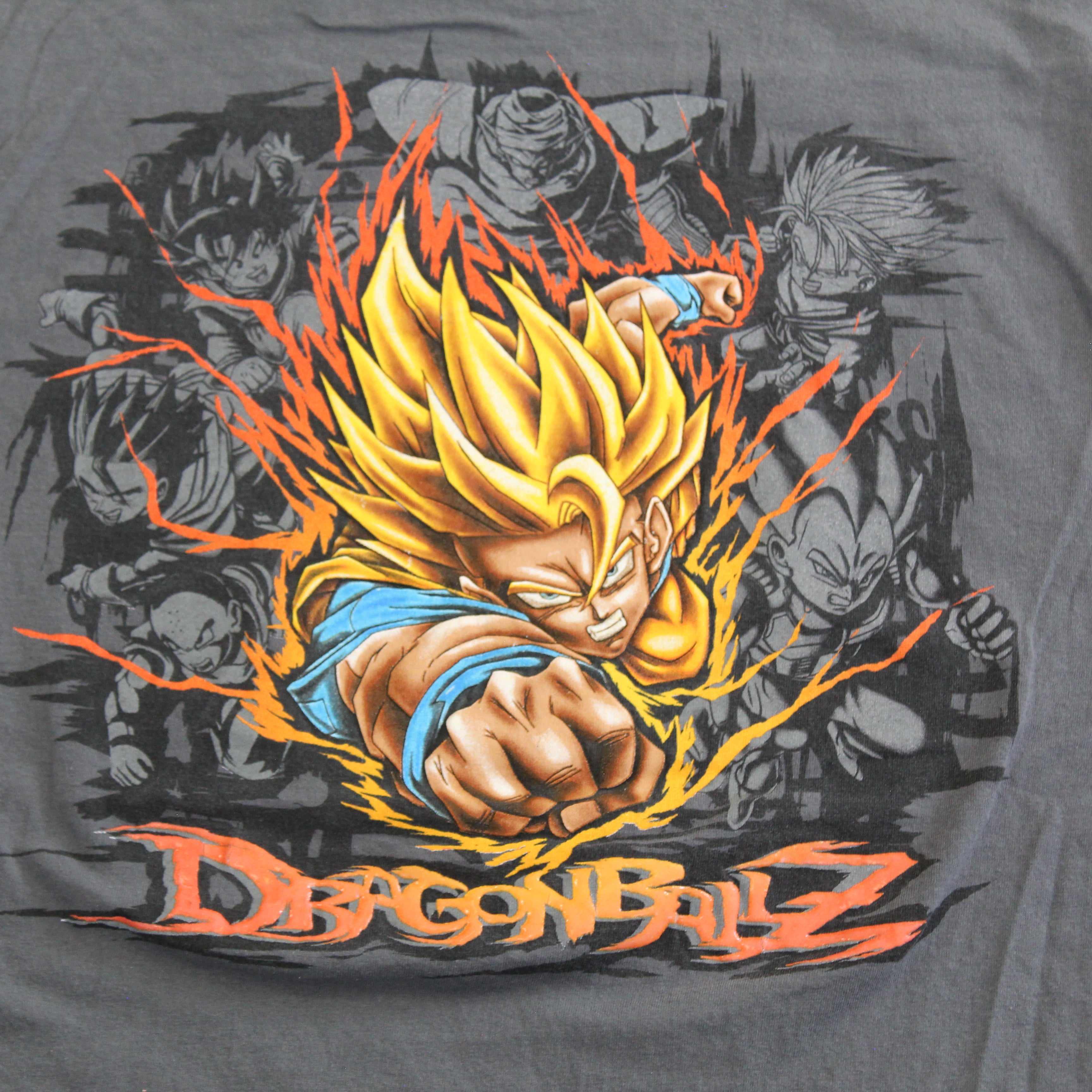 F- Vintage Y2K Dragon Ball Z Goku Graphic Tee