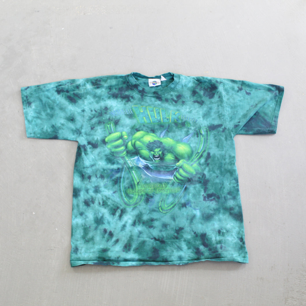F- Vintage Universal Studio The Incredible Hulk Coaster Single Stitch Tee