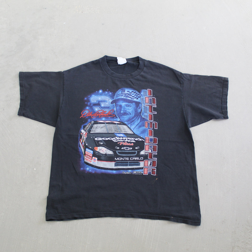 F- Vintage Nascar Dale Earnhardt Intimidator Car Graphic Tee