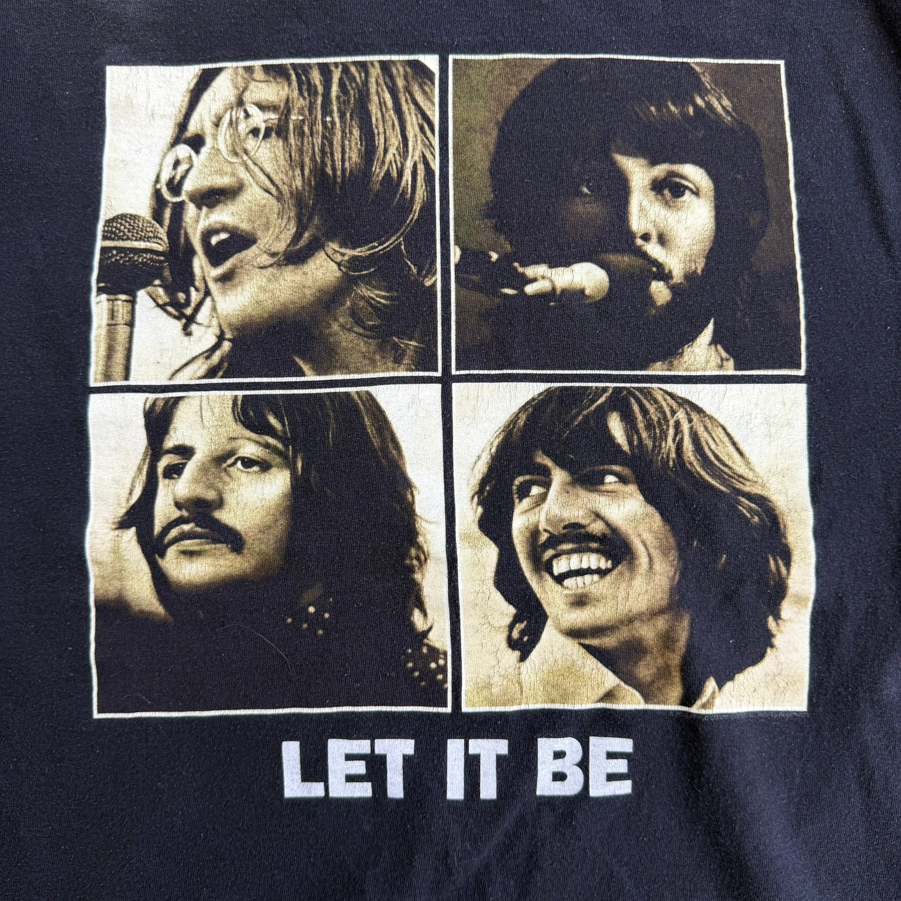 J- Vintage '05 The Beatles Let It Be Picture Tee - M