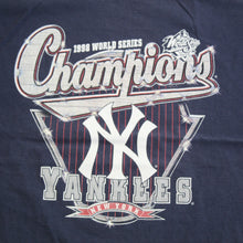 Load image into Gallery viewer, F- Vintage 1998 New York Yankees MLB World Series Champs Lee Tee
