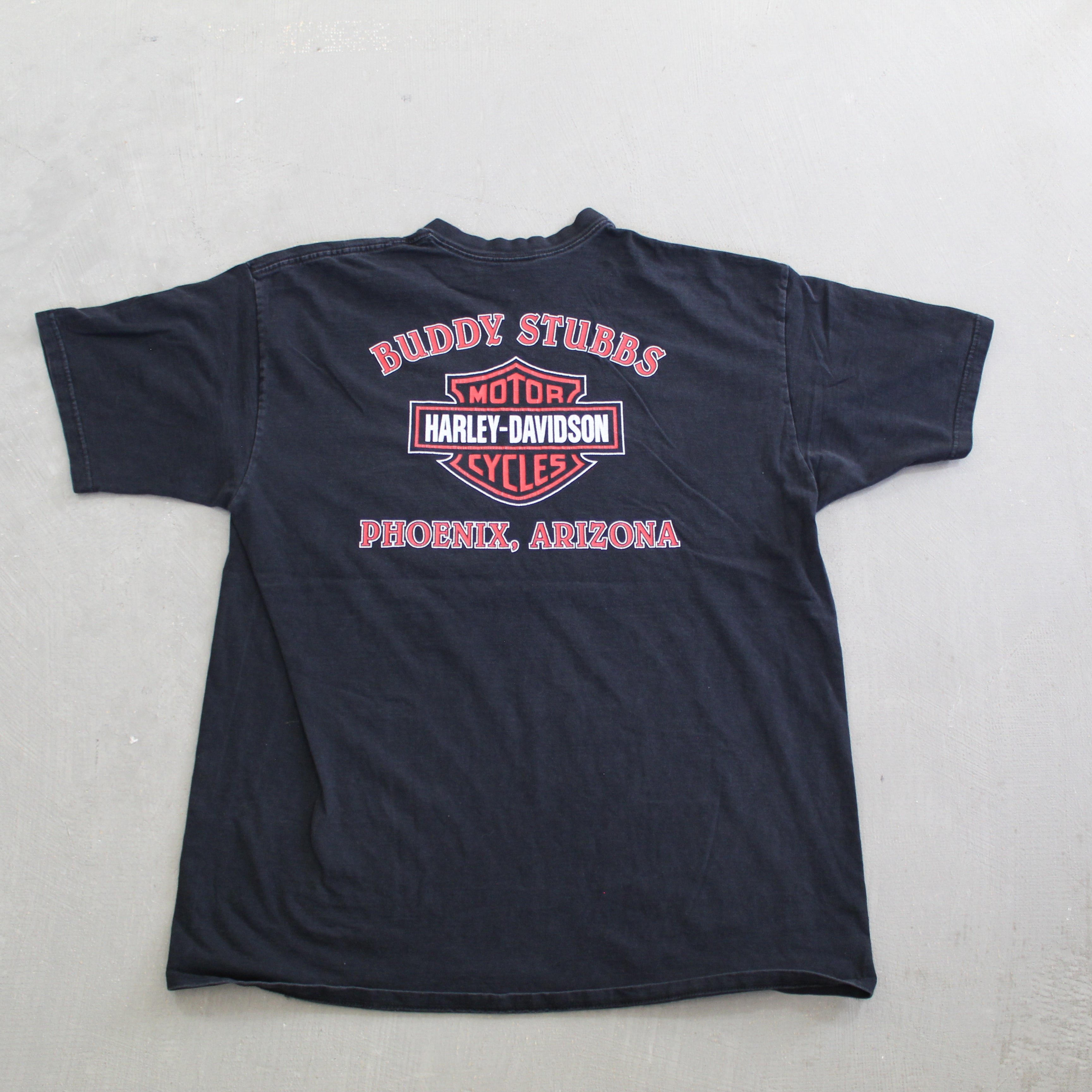 F- Vintage 2000 Harley Davidson Phoenix Arizona Fire Wolf Tee