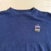 J- Vintage Lee Made In USA Manitowoc Yacht Club Embroidered Knit Sweater - XL
