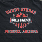 F- Vintage 2000 Harley Davidson Phoenix Arizona Fire Wolf Tee