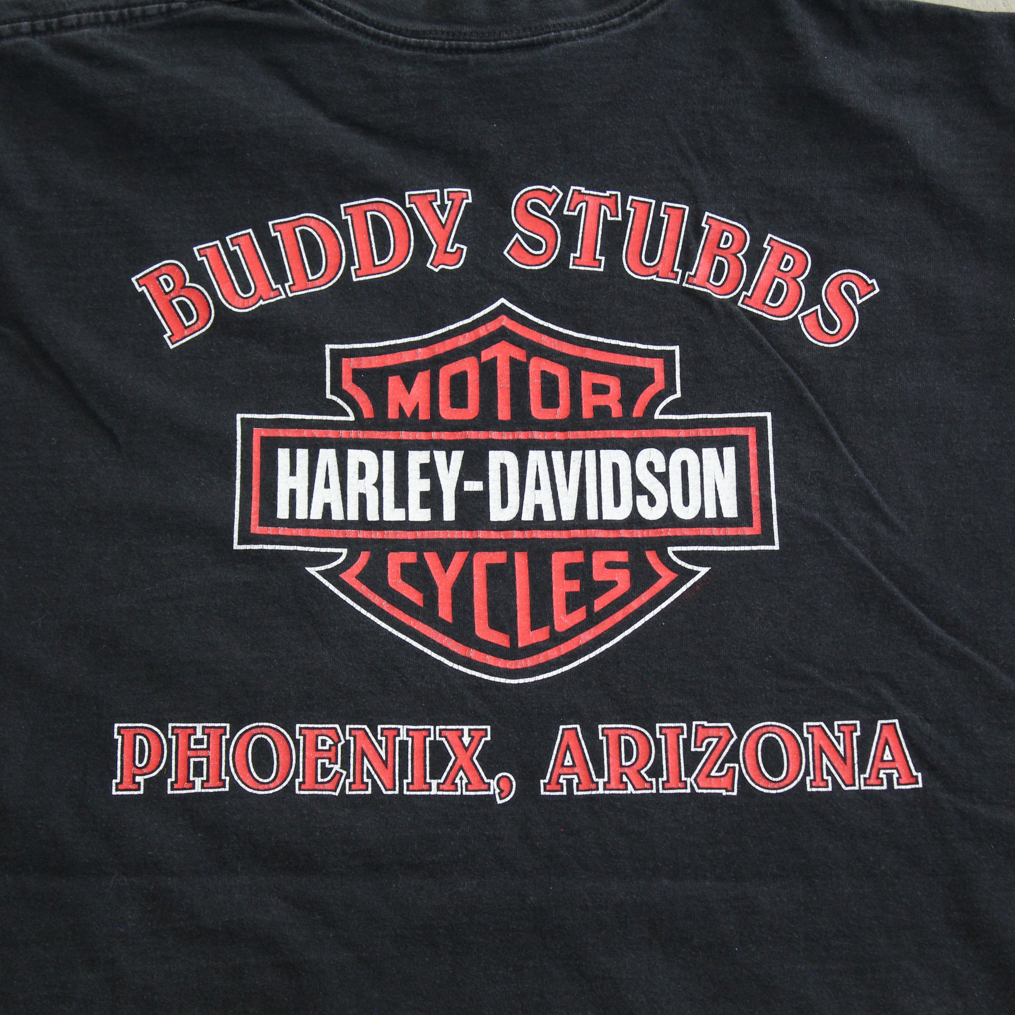 F- Vintage 2000 Harley Davidson Phoenix Arizona Fire Wolf Tee