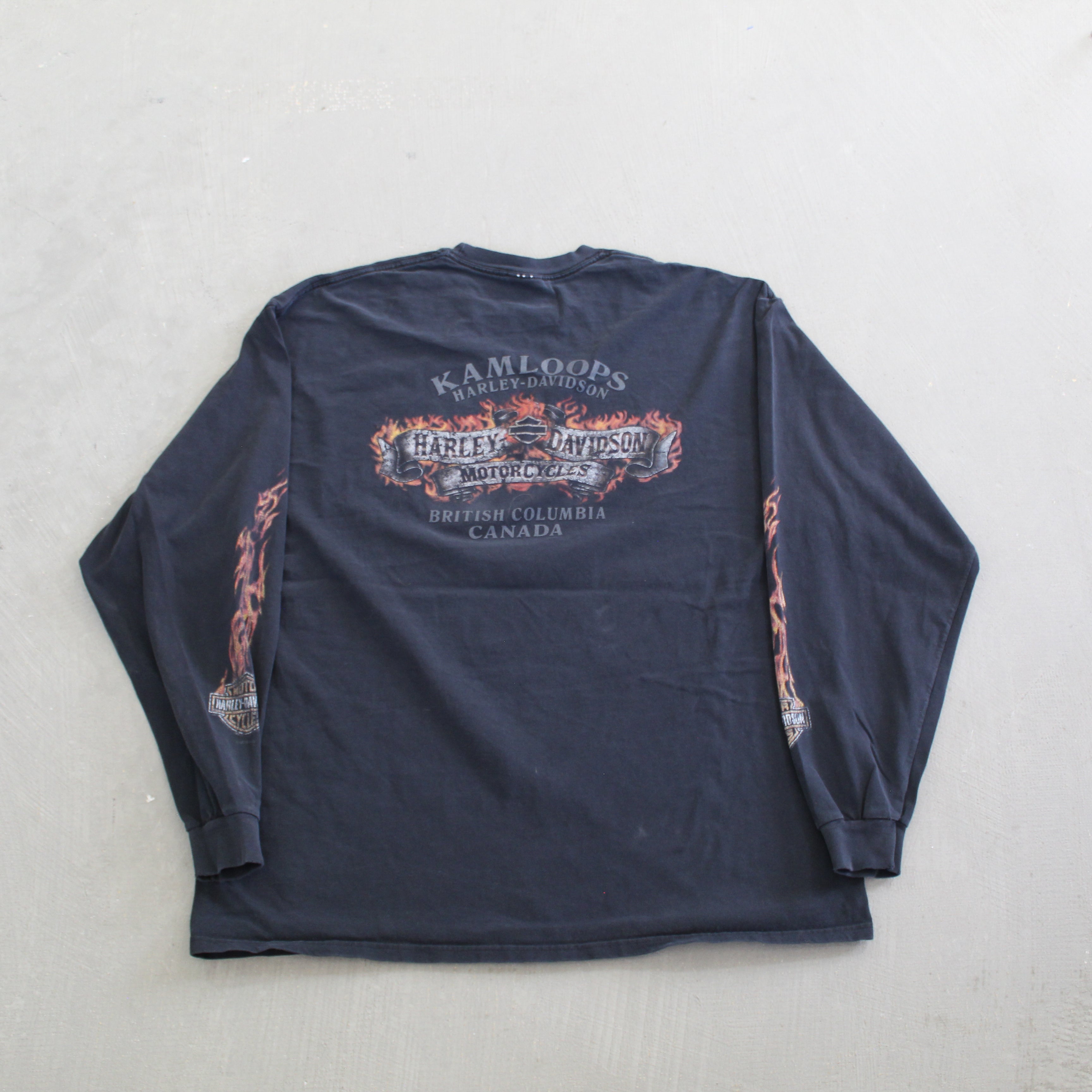 F- 2010 Harley Davidson Kamloops BC Canada Long Sleeve Tee
