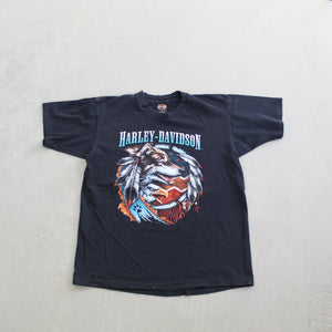F- Vintage 1996 Harley Davidson Ann Arbor, MI Single Stitch Tee