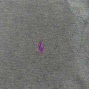 J- Vintage Polo RL Embroidered Logo Olive Green Quarter Zip Sweater - XL