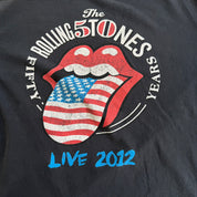 J- Vintage '12 The Rolling Stones Fifty Years Tour Graphic Tee - XL