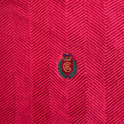 J- Vintage Chaps RL Embroidered Crest Red Knit Sweater - XL