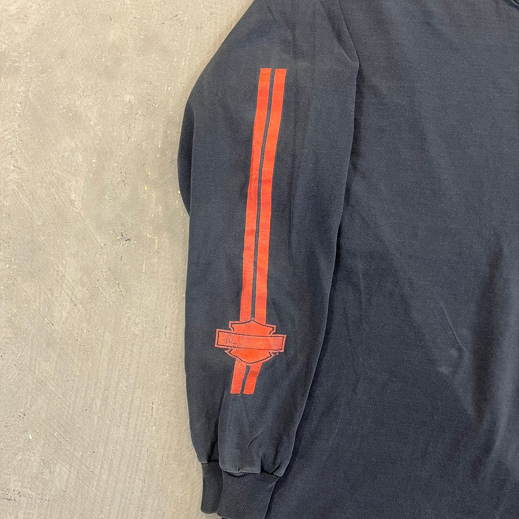 F- Vintage '03 Harley Davidson El Paso Texas Pocket Long Sleeve Tee