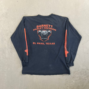 F- Vintage '03 Harley Davidson El Paso Texas Pocket Long Sleeve Tee