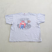 F- Vintage 1997 Harley Davidson Milwaukee Yosemite Sam Graphic Tee