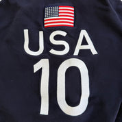 J- Vintage '10 Ralph Lauren Polo Club Embroidered Logo Zip Up Track Jacket - S