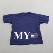 F- Vintage Tommy Hilfiger Real American Text Tee