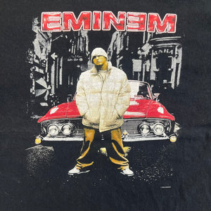 F- Vintage '00 Eminem Text & Car Picture Tee