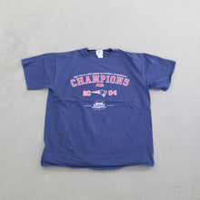 Load image into Gallery viewer, F- Vintage 2004 Patriots NFL AFC Champs 2 Years In A Row Tee
