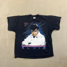 Load image into Gallery viewer, F- Vintage Elvis Presley Picture &amp; Signature Single Stitch Tee
