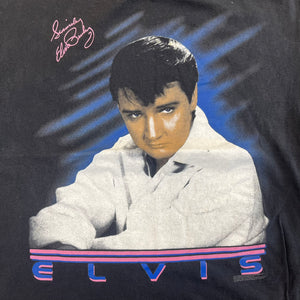 F- Vintage Elvis Presley Picture & Signature Single Stitch Tee