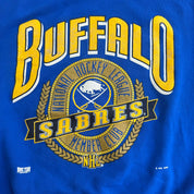 J- Vintage '94 Buffalo Sabres NHL Graphic Made In USA Crewneck - XL