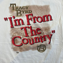 Load image into Gallery viewer, F- Vintage &#39;99 Tracy Byrd Im From The Country Tour Tee

