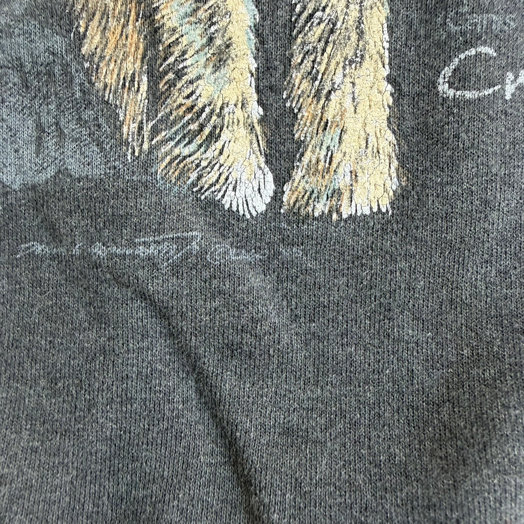 J- Vintage '95 Creston BC Wolf Graphic Crewneck - XL