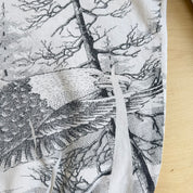 J- Vintage Eagle In Forest All Over Print Made In USA Crewneck - XL