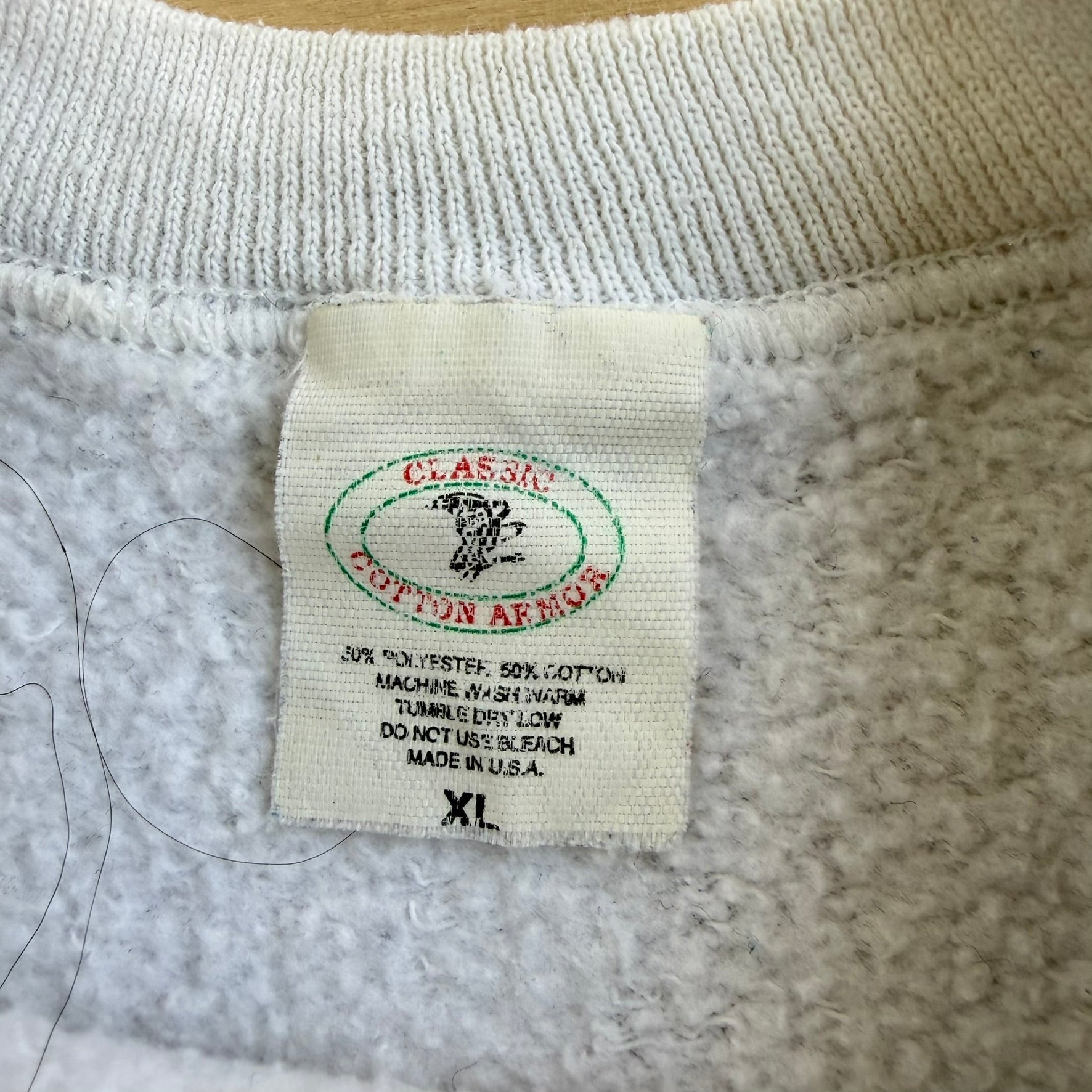 J- Vintage Eagle In Forest All Over Print Made In USA Crewneck - XL