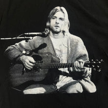 Load image into Gallery viewer, F- Kurt Cobain Playing Guitar Tee
