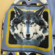 J- Vintage '94 Alaska Wolves Graphic Made In USA Crewneck - L/XL