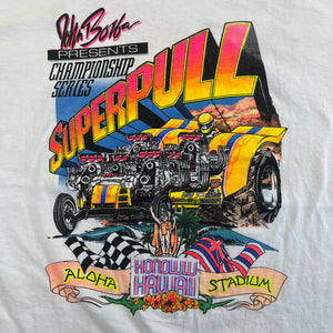 F-  Vintage Super Pull Championship Series Honolulu Hawaii Single Stitch Tee