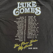 J- '19 Luke Combs Beer Never Broke My Heart Tour Graphic Tee - L