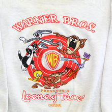 Load image into Gallery viewer, F- Vintage Looney Tunes Embroidered Characters &amp; WB Logo Crewneck
