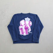 F- Vintage Stussy Elephant & Crown Graphic Crewneck