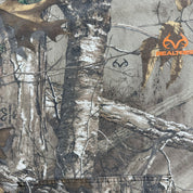 J- Vintage Real Tree Camo Orange Logo Hoodie - L