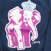 F- Vintage Stussy Elephant & Crown Graphic Crewneck
