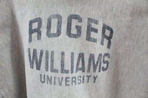 Z - Vintage Champion Reverse Weave Roger Williams University Script Hoodie