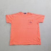 F- Vintage Polo Ralph Lauren Pocket Single Stitch Tee