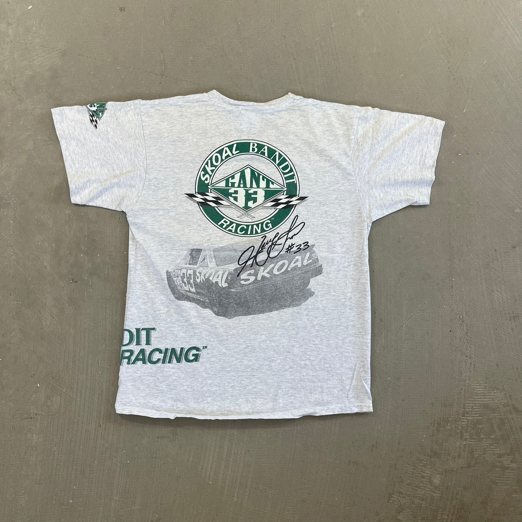 F-  Vintage Nascar Harry Gant Skoal Bandit Racing Tee
