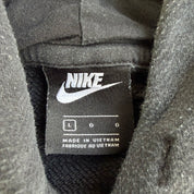 J- Vintage Nike Text & Swoosh Hoodie - L